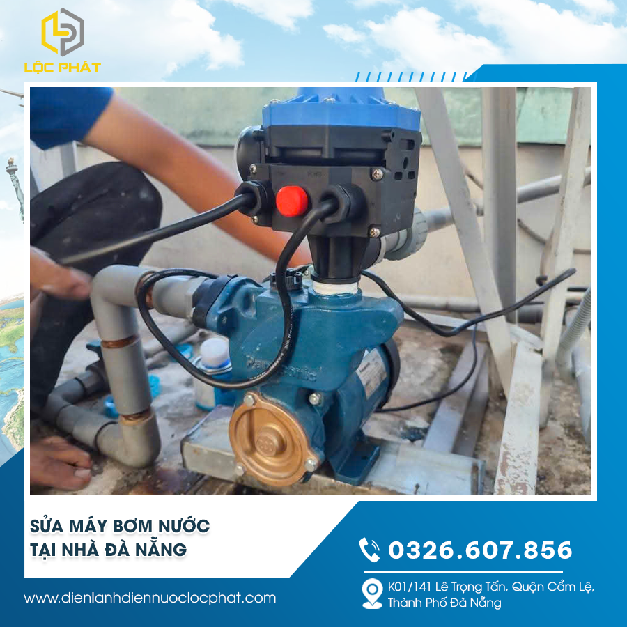 Sửa máy bơm nước tại nhà Đà Nẵng
