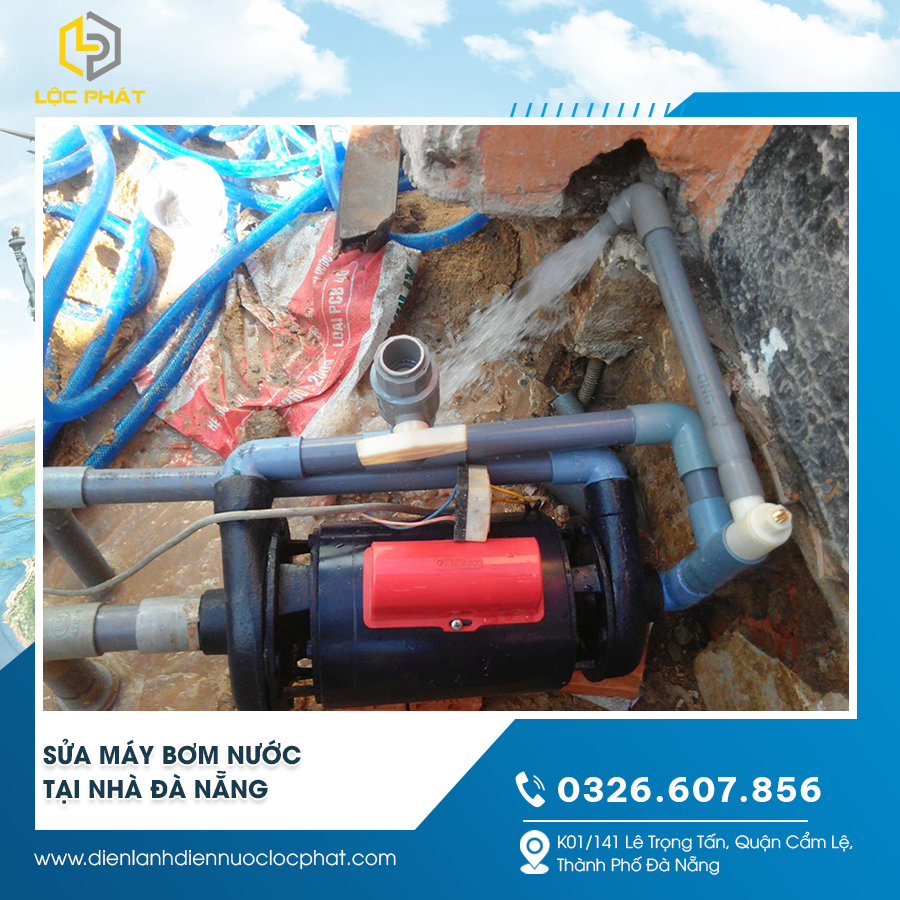 Sửa máy bơm nước tại nhà Đà Nẵng