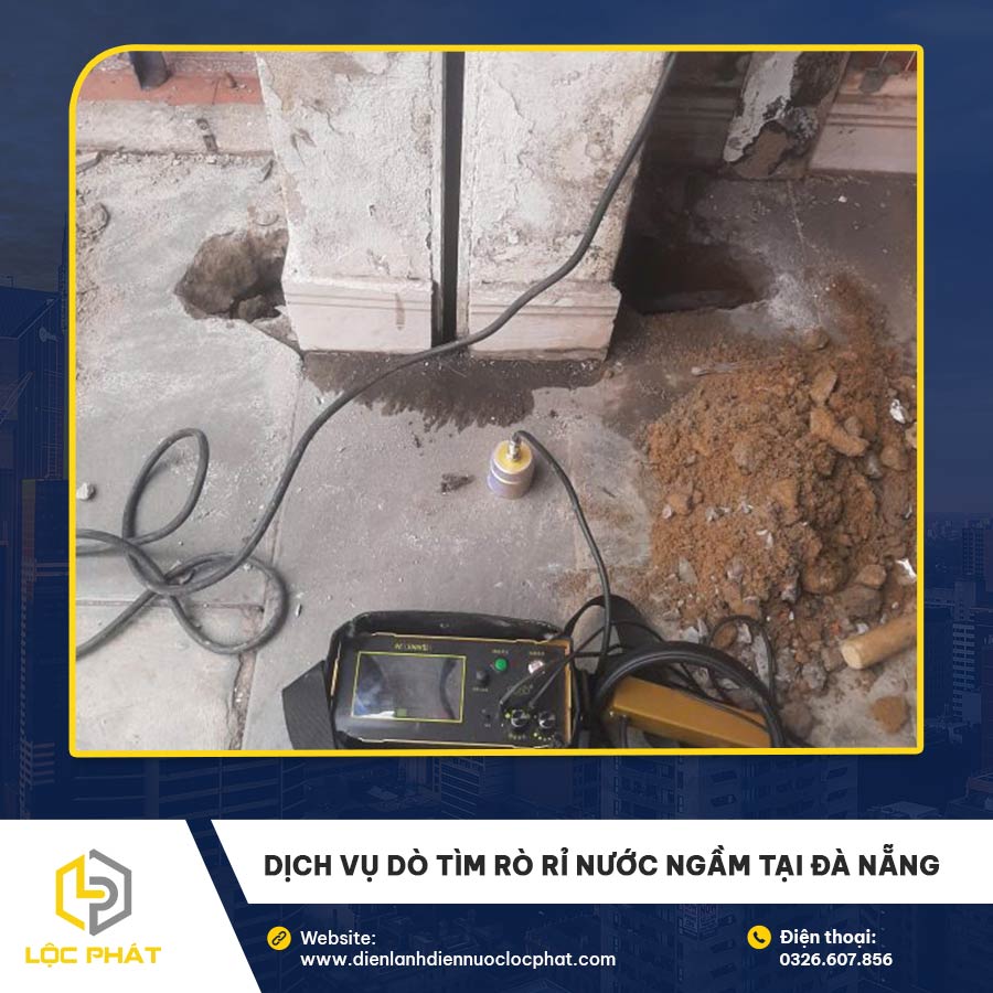 Dịch vụ dò tìm rò rỉ nước ngầm tại Đà Nẵng