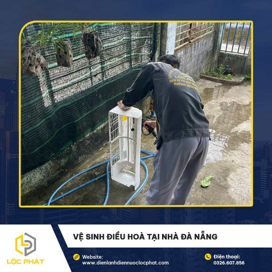 Vệ sinh điều hoà tại nhà Đà Nẵng