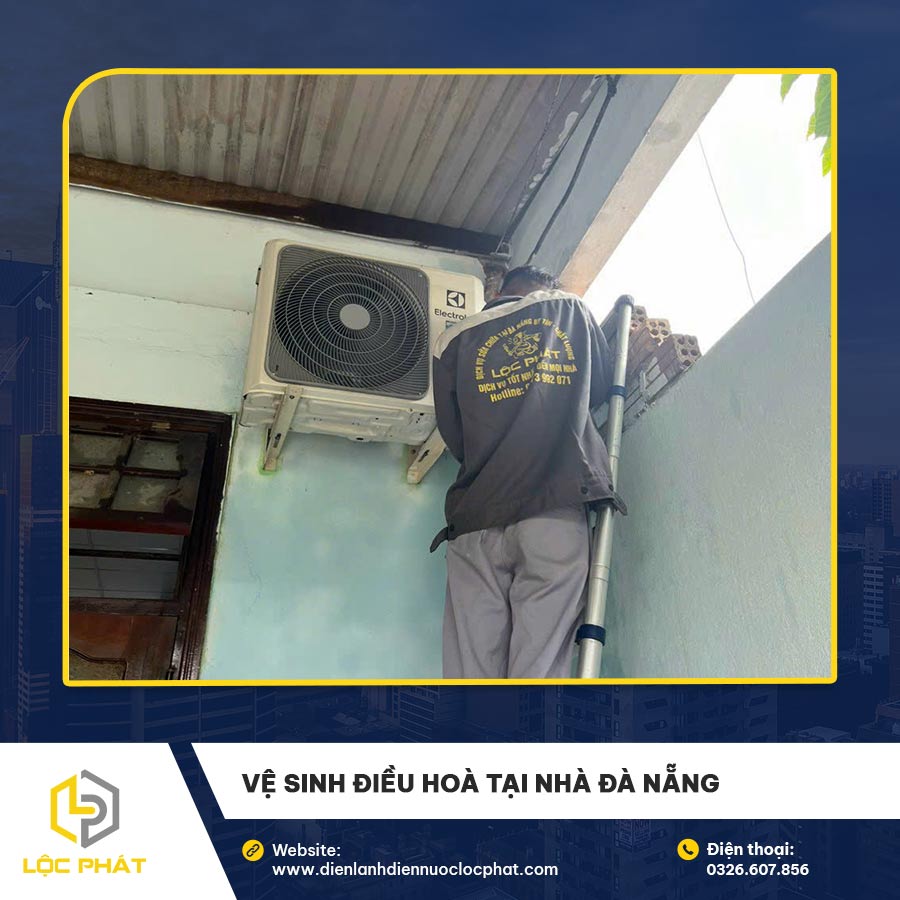 Vệ sinh điều hoà tại nhà Đà Nẵng