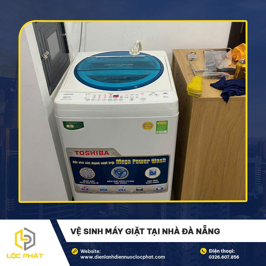 Vệ sinh máy giặt tại nhà Đà Nẵng