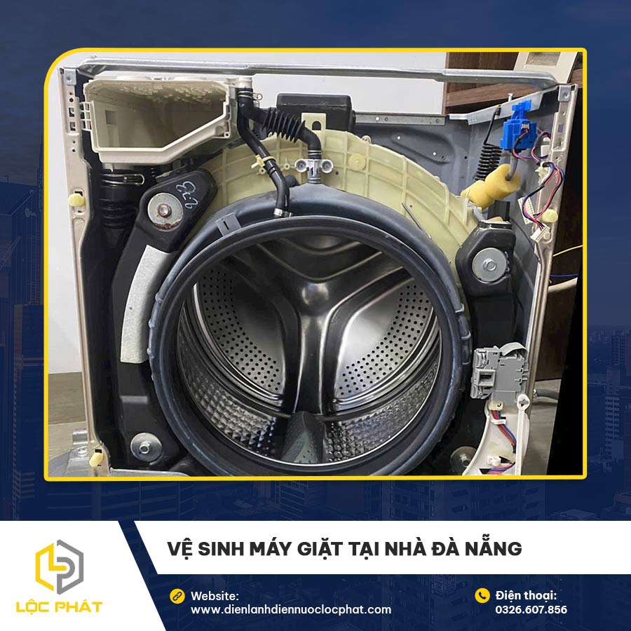 Vệ sinh máy giặt tại nhà Đà Nẵng